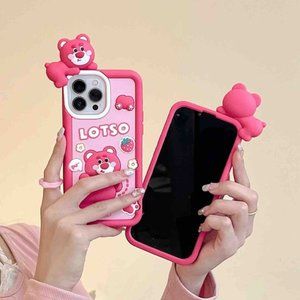 Lotso Toy story pink neon / ligh pink iphone 11 cases